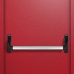 Противопожарная дверь одностворчатаяс и вентиляцией
